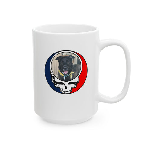 Custom Dog 15oz Ceramic Mug (51)