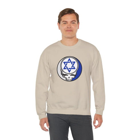 Grateful Dead - Star of David Stealie Crewneck Sweatshirt - StealieShop
