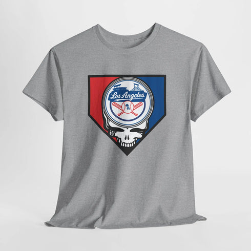 Grateful Dead - Home Run Collection: Los Angeles Edition Grateful Dead Steal Your Face T-Shirt - MLB - StealieShop