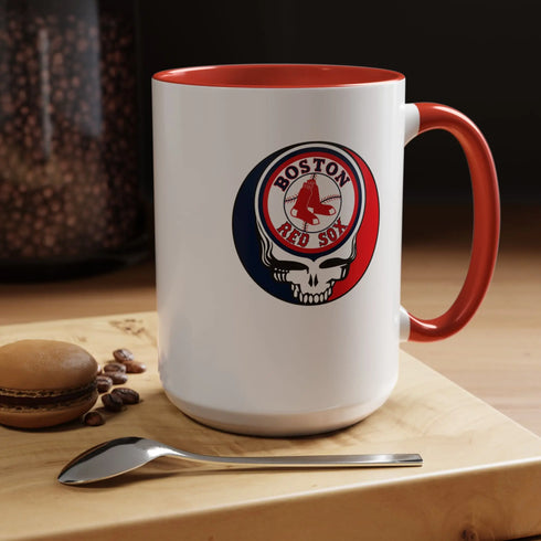 Boston Red Sox Grateful Dead Coffee Mug Printify