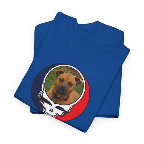 Custom Dog Stealie Unisex Grateful Dead T-Shirt (133)