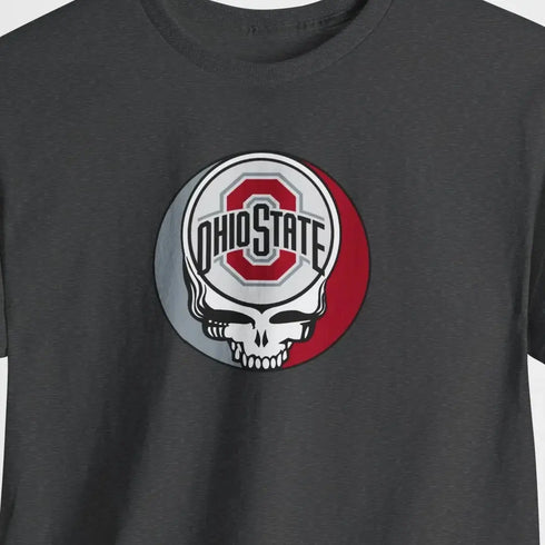 Ohio State Logo Stealie Grateful Dead T-Shirt