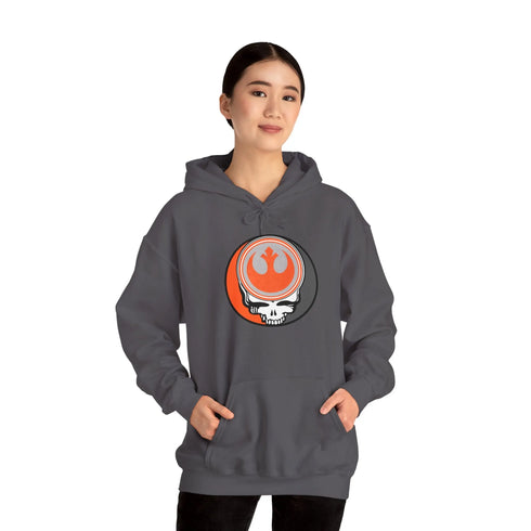Grateful Dead - Star Wars Rebel Alliance Grateful Dead Unisex Heavy Blend Hoodie - StealieShop