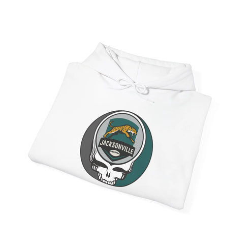 Grateful Dead - Jacksonville Jaguars Stealie Grateful Dead Hooded Sweatshirt - NFL - StealieShop