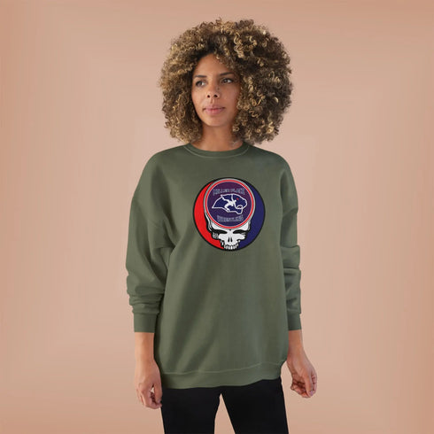 Grateful Dead - Miller Place Wrestling Stealie Unisex Crewneck Sweatshirt - StealieShop