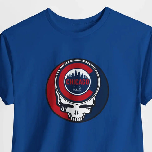 Grateful Dead - Chicago Cubs Grateful Dead Steal Your Face T-Shirt - MLB - StealieShop