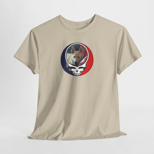Custom Dog Stealie Unisex Grateful Dead T-Shirt (137)