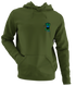 Golfing Bear - Life is dead.® - Premium Grateful Dead Left Chest Hoodie - Military Green