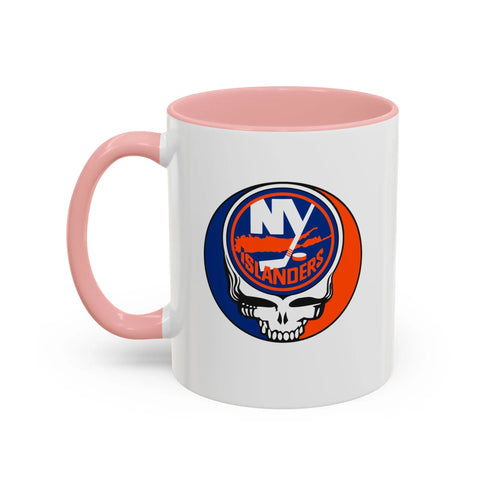 New York Islanders Grateful Dead Stealie Coffee Mug (11oz or 15oz) - StealieShop