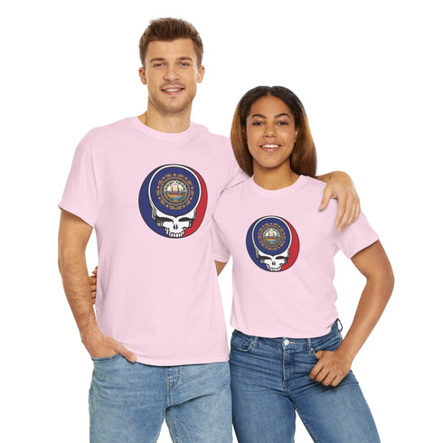 New Hampshire State Flag Grateful Dead T-Shirt StealieShop