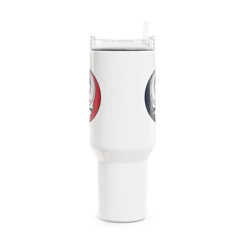 Grateful Dead - UCONN Stealie "Fat Man" Tumbler, Double Insulated 40oz Travel Mug - StealieShop