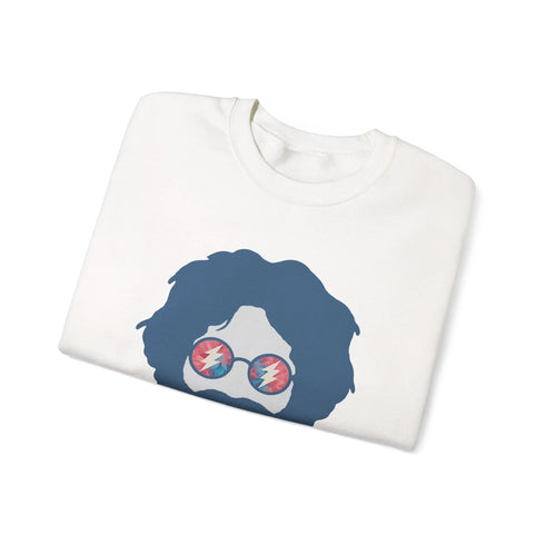 Grateful Dead - Jerry | Life is dead. Crewneck Sweatshirt - StealieShop