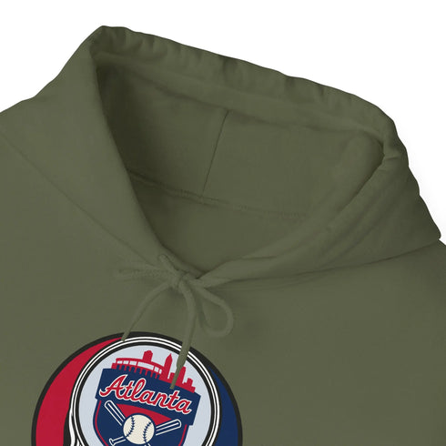 Grateful Dead - Atlanta Braves Grateful Dead Unisex Heavy Blend Hoodie - Hooded Sweatshirt - StealieShop