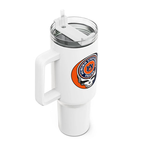 Grateful Dead - Auburn University Stealie "Fat Man" Tumbler, Double Insulated 40oz Travel Mug - StealieShop