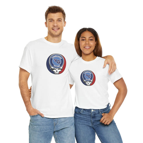 Tennessee Titans Grateful Dead Steal Your Face T-Shirt - NFL - StealieShop