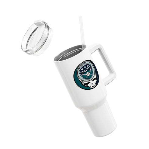 Grateful Dead - Seattle Mariners "Fat Man" Tumbler, Double Insulated 40oz Travel Mug - StealieShop