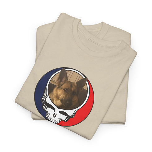 Custom Dog Stealie Unisex Grateful Dead T-Shirt (109)