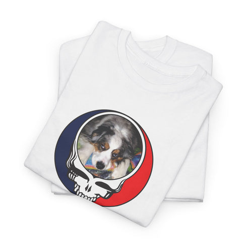 Custom Dog Stealie Unisex Grateful Dead T-Shirt (139)