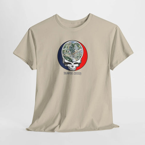 Beaver Creek Trail Map Stealie Grateful Dead T-Shirt