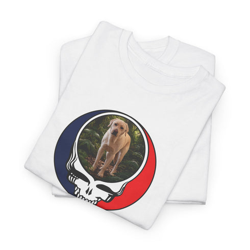 Custom Dog Stealie Grateful Dead T-Shirt
