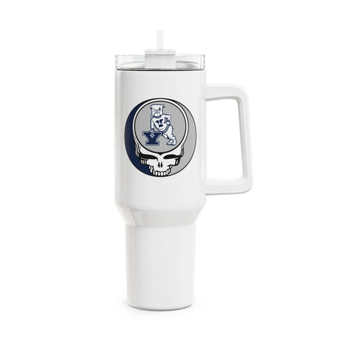 Grateful Dead - Yale University Stealie "Fat Man" Tumbler, Double Insulated 40oz Travel Mug - StealieShop