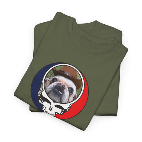 Custom Dog Stealie Unisex Grateful Dead T-Shirt (110)