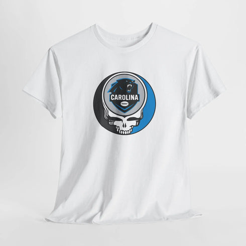 Grateful Dead - Carolina Panthers Grateful Dead Steal Your Face T-Shirt - NFL - StealieShop
