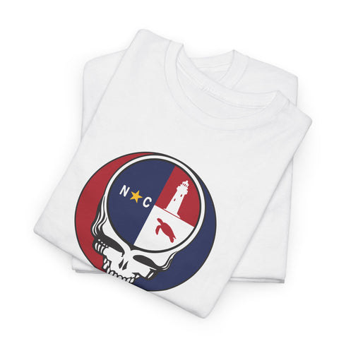 North Carolina "Unofficial" State Flag Stealie Grateful Dead T-Shirt