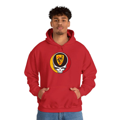 New Mexico Military Institute Grateful Dead Steal Your Face Unisex Hoodie StealieShop