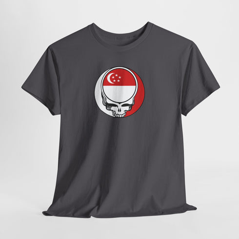 Singapore Flag Stealie Unisex Grateful Dead T-Shirt