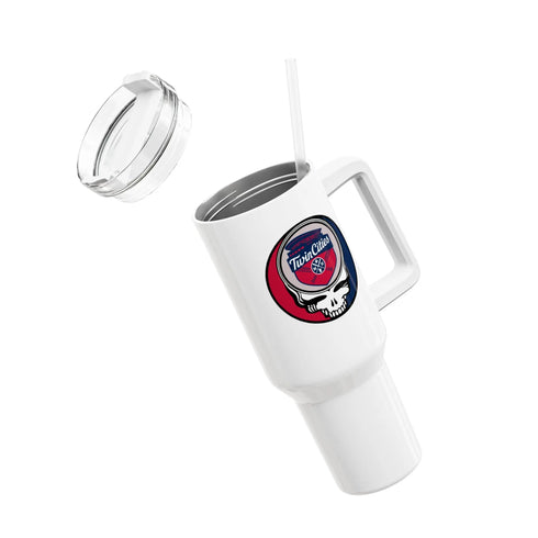 Grateful Dead - Minnesota Twins "Fat Man" Tumbler, Double Insulated 40oz Travel Mug - StealieShop