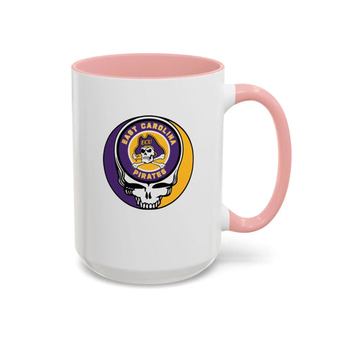 East Carolina University Pirates Grateful Dead Stealie Coffee Mug (11oz or 15oz) - StealieShop