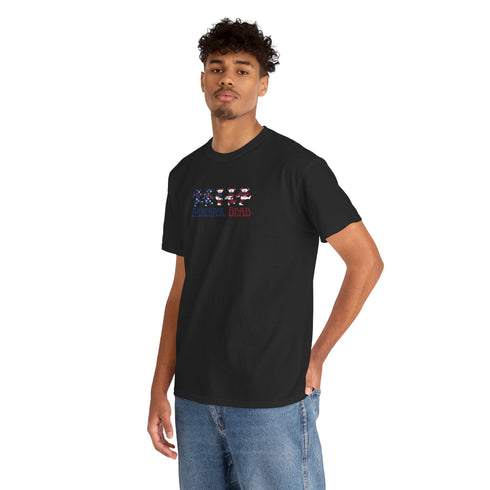 American Flag Dancing Bears Unisex Grateful Dead T-Shirt
