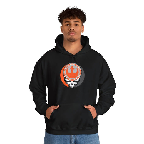 Grateful Dead - Star Wars Rebel Alliance Grateful Dead Unisex Heavy Blend Hoodie - StealieShop