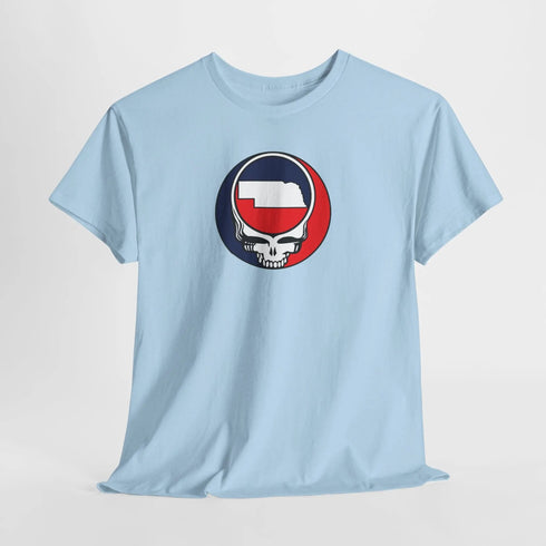 Nebraska Map Stealie Grateful Dead T-Shirt