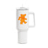 Grateful Dead - Orange Dancing Bear "Fat Man" Tumbler, Double Insulated 40oz Travel Mug - StealieShop