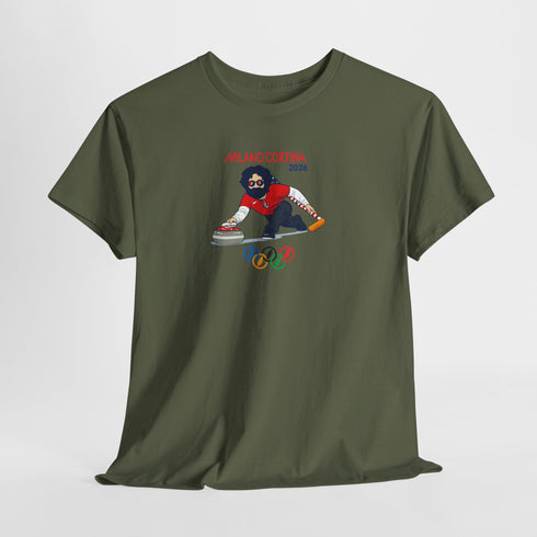 Curlin' Jerry 2026 Olympics Grateful Dead T-Shirt