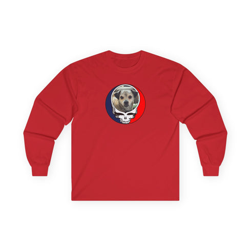 Custom Dog Stealie Grateful Dead Long Sleeve Tee (47)