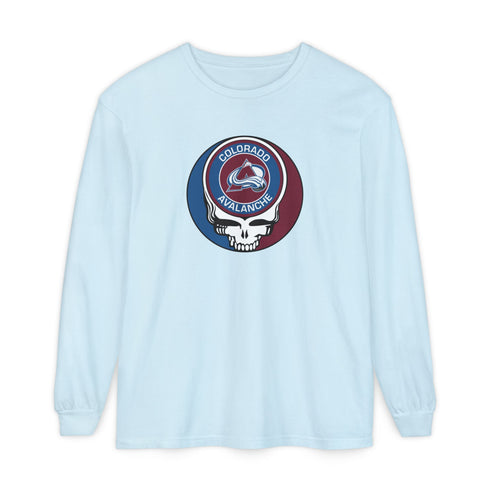 Colorado Avalanche Vineyard Collection Unisex Garment-Dyed Long Sleeve T-Shirt