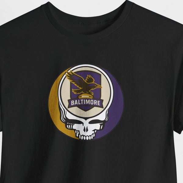 Baltimore Football Stealie T-Shirt - Gridiron Collection