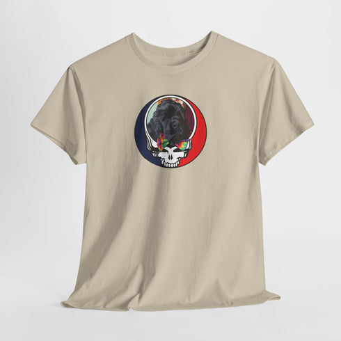 Custom Dog Stealie Unisex Grateful Dead T-Shirt (150)
