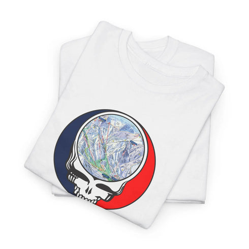Park City Trail Map Stealie Grateful Dead T-Shirt