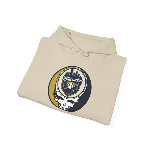Grateful Dead - Milwaukee Brewers Grateful Dead Unisex Heavy Blend Hoodie - MLB - StealieShop