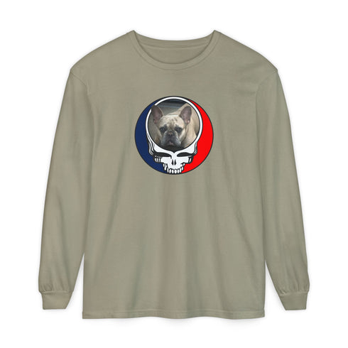 Custom Dog Garment-Dyed Long Sleeve T-Shirt (59)