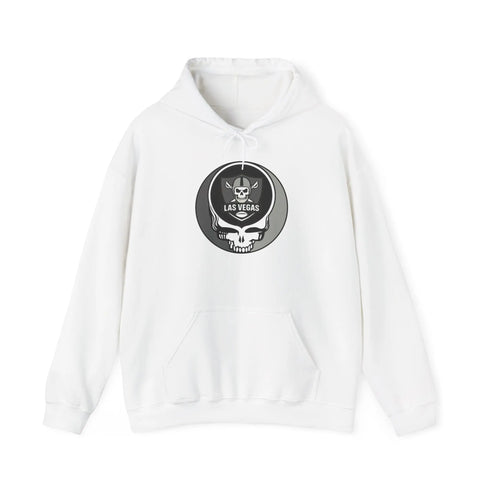 Grateful Dead - Las Vegas Raiders Stealie Grateful Dead Hooded Sweatshirt - NFL - StealieShop