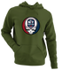 New York Football - Premium Grateful Dead Hoodie - Military Green - 7