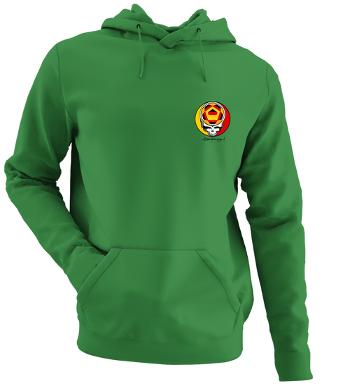 German FIFA World Cup - Premium Grateful Dead Left Chest Hoodie - Irish Green - 6