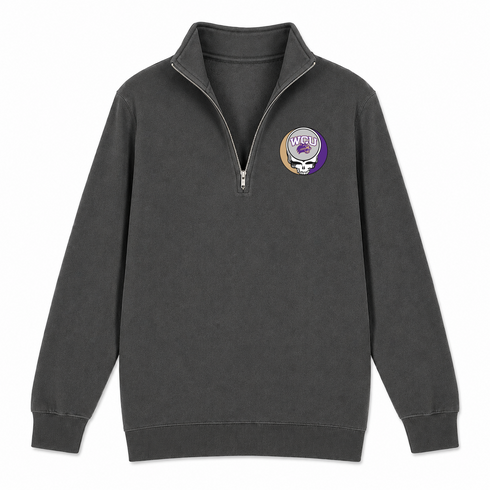 Western Carolina University - Premium Grateful Dead Quarter-Zip Pullover - Charcoal - 6