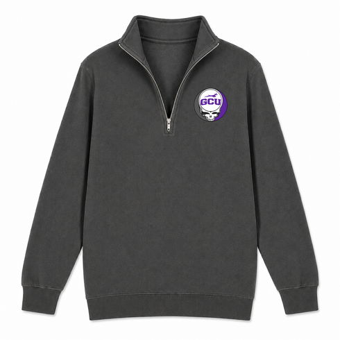 Grand Canyon University - Premium Grateful Dead Quarter-Zip Pullover - Charcoal - 6