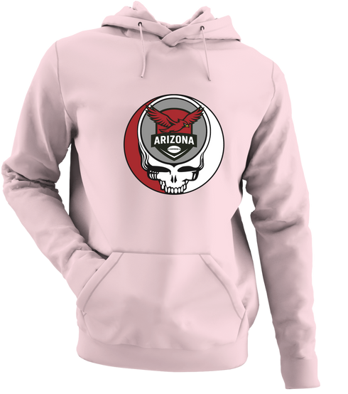 Arizona Football - Premium Grateful Dead Hoodie - Light Pink - 4